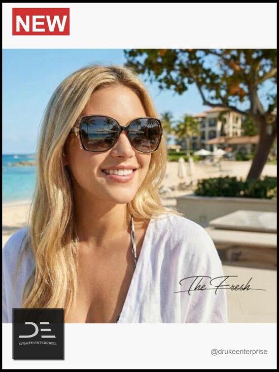 Oversized Square Cat Eye Butterfly Hybrid Fashion Sunglasses with UV400 main image 5